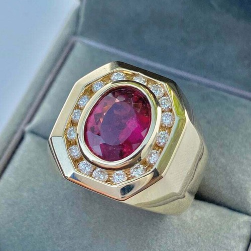 60kt rot oval diamant siegel - diamant,