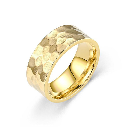 Edelstahl ring gold silber - edelstahl,
