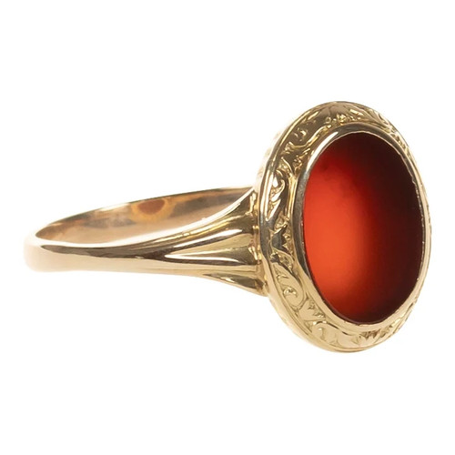 Herrenring gold 585 mit - herrenring,