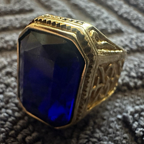 Herren siegelring goldfarben - herren,