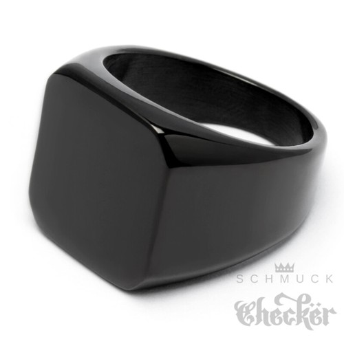 Herren ring mit - ring, silber