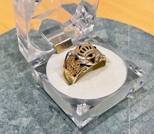 Ring goldring 585er gold - 585er,