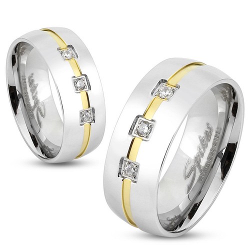 Edelstahl ring damen herren - edelstahl,