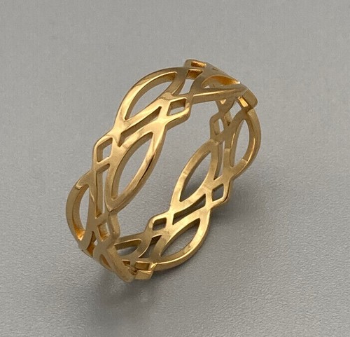 Edelstahl ring 8mm - ring, breit