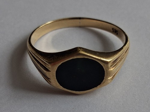 Herren siegelring 585 gold - siegelring,