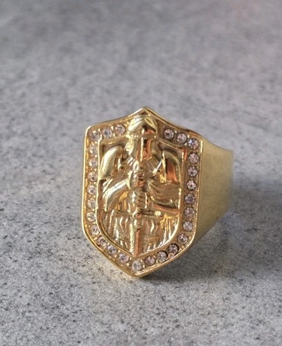 Goldfarbener templer schwert - goldfarbener, templer-schwert