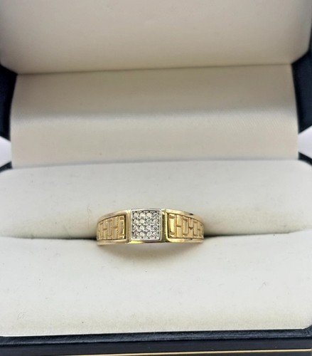 Gold ring zirkonia - gold,