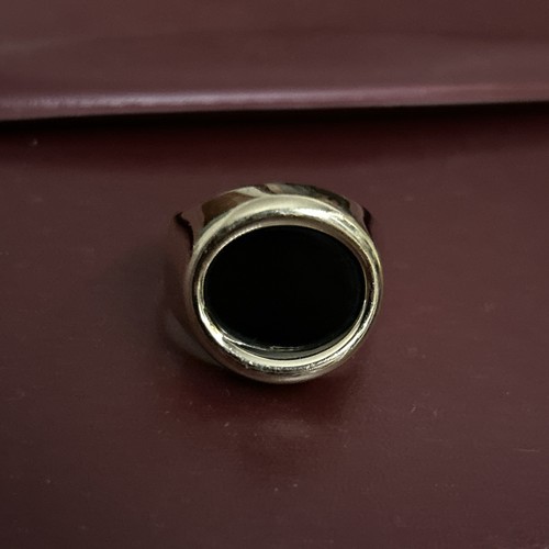 Siegelring 333 gold ring onyx - ring,