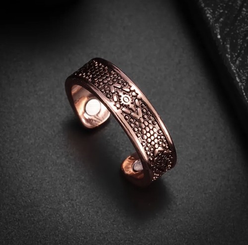 Eleganter kupfer ring - eleganter,