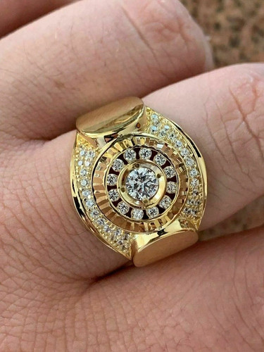 Herren 14k gelb vergoldet - gelb,
