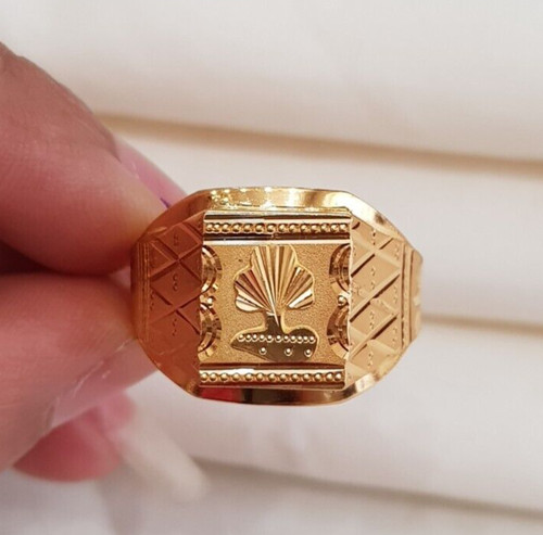 22k gold ring - ring, schlicht