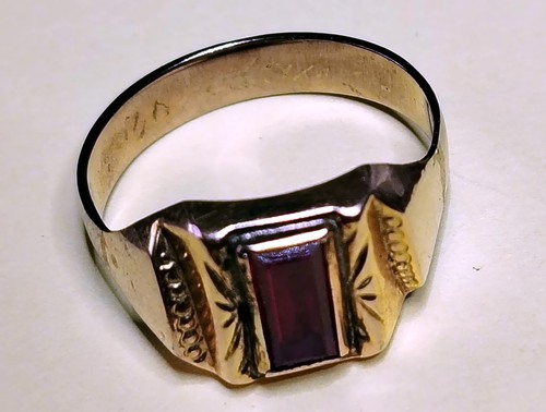 Herrenring 8 karat gold - 18, /