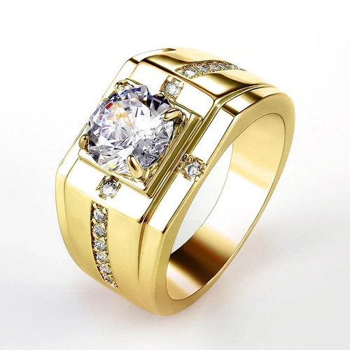 Siegelring gold mit - -,