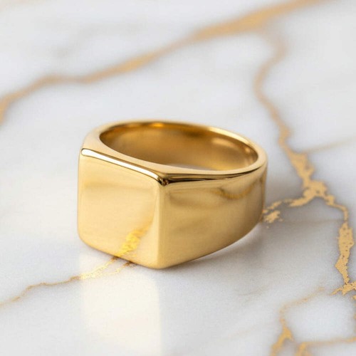 Gold ring herren damen unisex - damen,