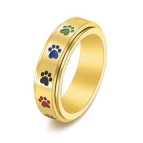 Edelstahl spinner ring - edelstahl-spinner-ring, mit