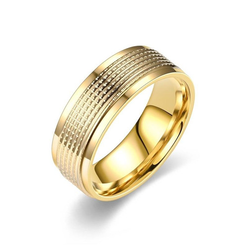 Edelstahl ring gold - ring, silber